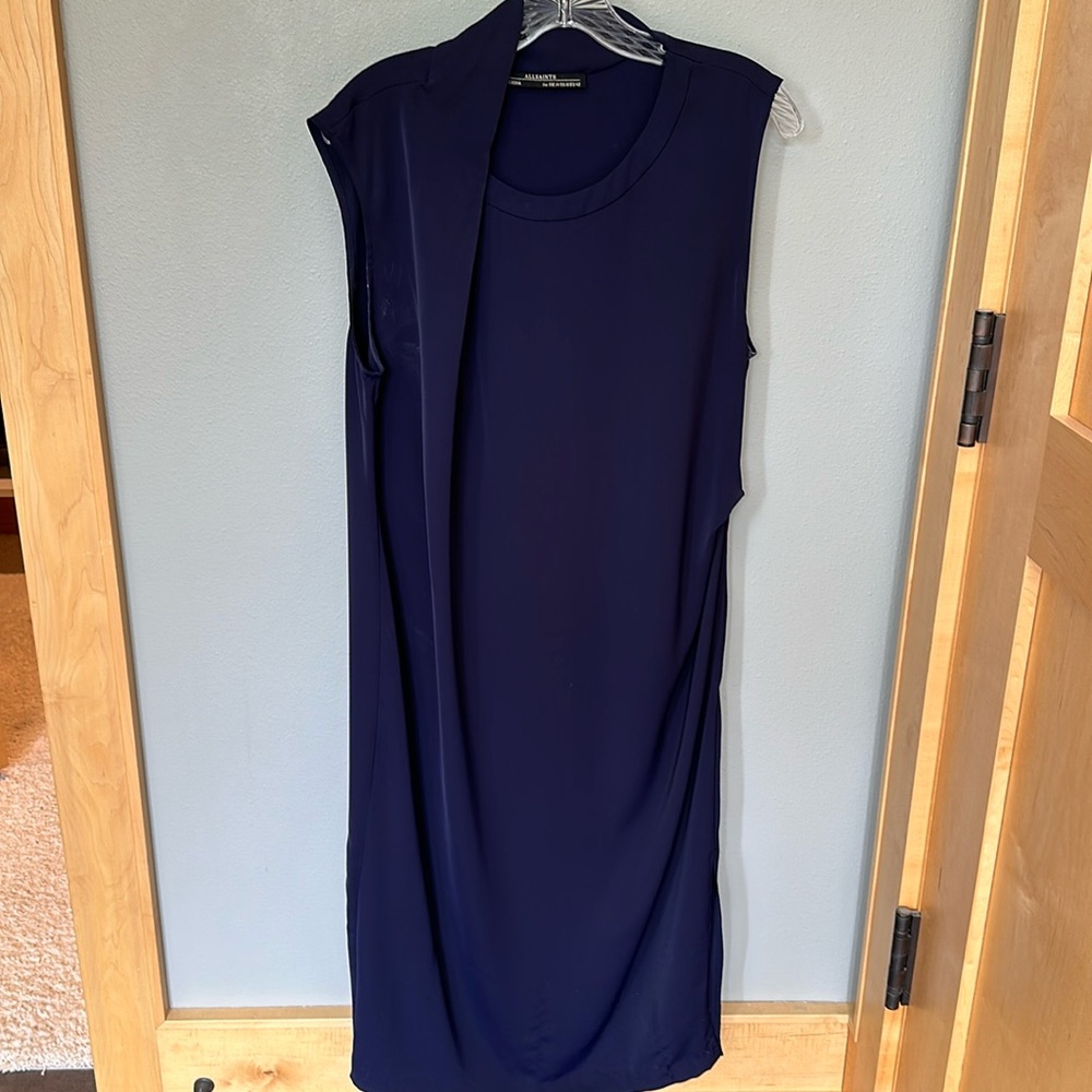 All Saints loose fitting slip dress